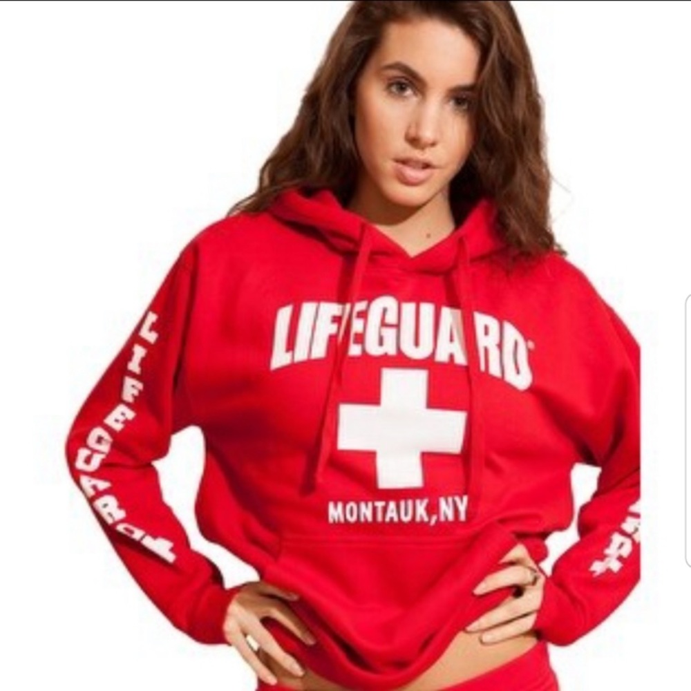 Montauk‎ official Lifeguard graphic print hoodie